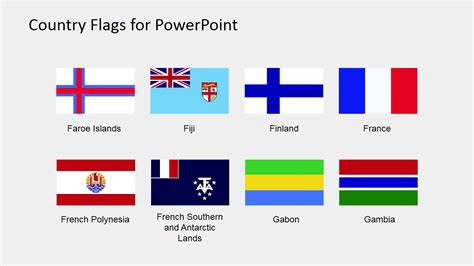 Country Flags Clipart For Powerpoint D To G Slidemodel