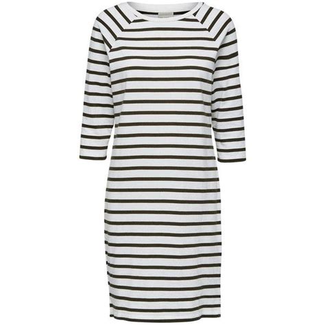 Striped Long Sleeved Dress 320 Pen Liked On Polyvore Featuring