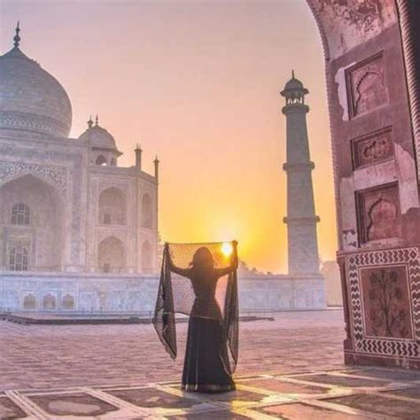 Vanuit Delhi Zonsopgang Taj Mahal Agra Fort Baby Taj Tour