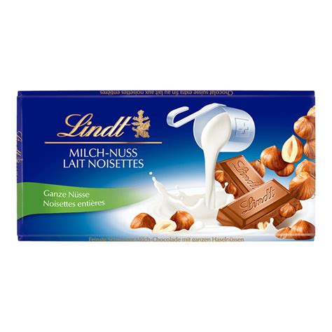 Lindt Milch Nuss 100 G Chocolat Shop Ch