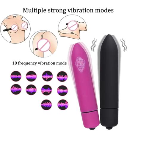 10 Speed Mini Bullet Dildo Vibrator Female G Spot AV Stick Vibration