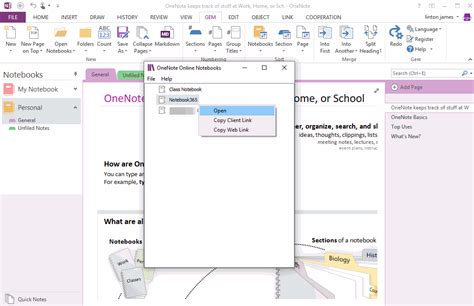 Exe How To Open Notebooks Of Microsoft Work And School Account In Onenote 2013 Office