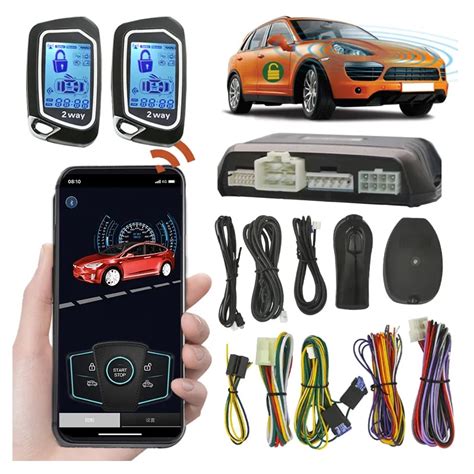 Intelligent System Car Alarm With Autostart Ignition Central Lock Smart