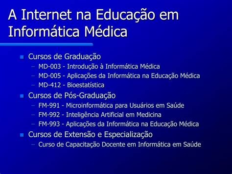 Ppt Internet E Seu Impacto Na Pesquisa E Educa O Em Inform Tica