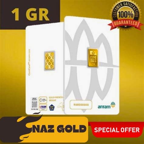 Jual LM ANTAM 1 GRAM CERTIEYE 2023 Shopee Indonesia