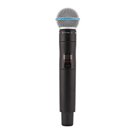 Shure Qlxd B K Digital Wireless Handheld Microphone Transmitter At