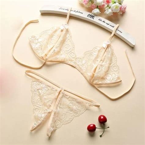 Brassière Ensemble de Lingerie Sexy en dentelle pour femmes soutien