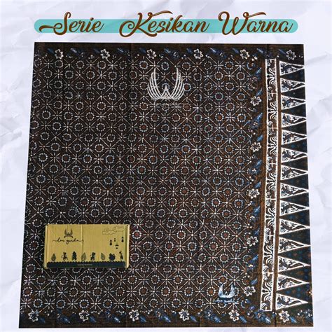 Jual Sarung Batik Largurda Serie Kesikan Warna Motif Bunder Tambal