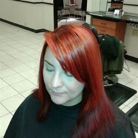 Pravana Vivids Orange With Red Red Base Long Hair Styles Hair Styles Pravana Vivids