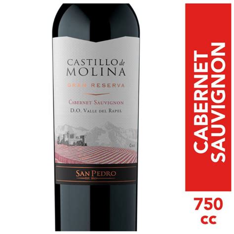 Vino Castillo De Molina Gran Reserva Cabernet Sauvignon 750ml