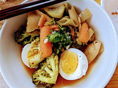 Fake ramen 🍜 noodle soup with turkey stock, broccoli 🥦, onion, pasta ...