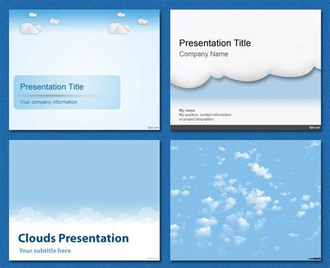 Free Clouds PowerPoint Templates | Free Powerpoint Templates ...