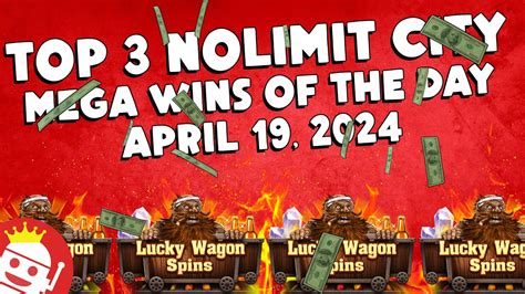 TOP 3 NOLIMIT CITY BIG WINS OF THE DAY APRIL 19 2024 YouTube