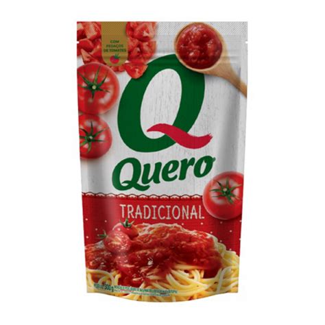 MOLHO TOMATE TRADICIONAL QUERO POUCH 24 300 GR Cecoti