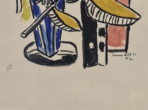 Sold Price Fernand LEGER 1881 1955 La Bouteille Bleue 1951