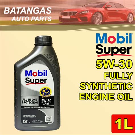 Mobil Super W Fully Synthetic Gasoline Engine Oil Liter