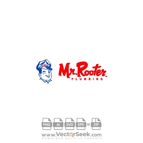 rooter plumbing logo png svg ai vector