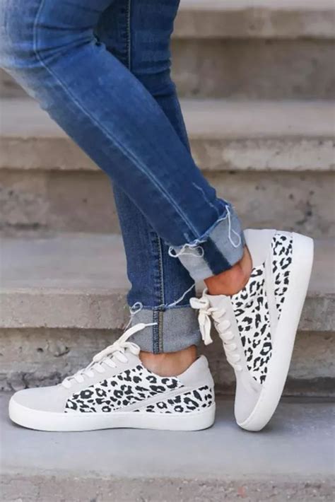 Leopard Print Sneakers Leopard Shoes Casual Sneakers Sneakers