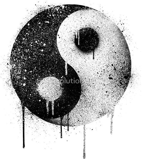 Graffiti Zen Master Spray Paint Yin Yang Sticker For Sale By