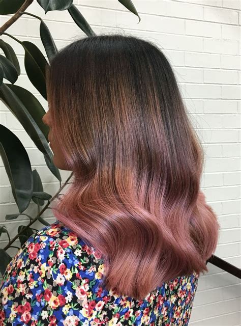 The Raddest Way To Wear Colorful Hair Right Now Rose Gold Hair Hair