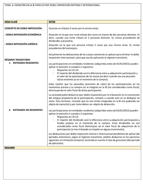 Apuntes Tema 6 Régimen Fiscal Apuntes De Fiscalidad Empresarial Docsity