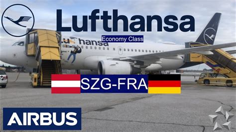 TRIP REPORT LUFTHANSA A319 Economy SZG FRA YouTube