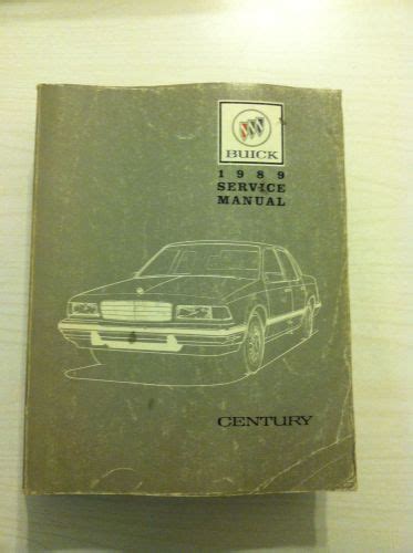 Buy 1989 BUICK CENTURY Service Manual in Brighton, Michigan, United States