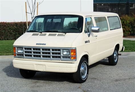 California Original1990 Dodge Ram Van B350 1 Ton 100 Rust Free 310259 5383 For Sale