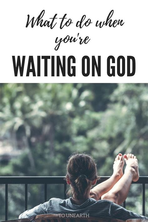 We May Not Always Understand Why Were Waiting But Gods Plans Are