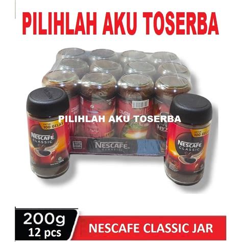 Jual Kopi Nescafe Classic Jar Lampung Robusta Blend Gr Dus Isi