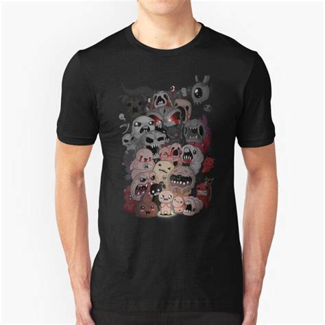 Buy Binding Of Isaac Fan Art Cotton Black Tees Summer Men T Shirts Male