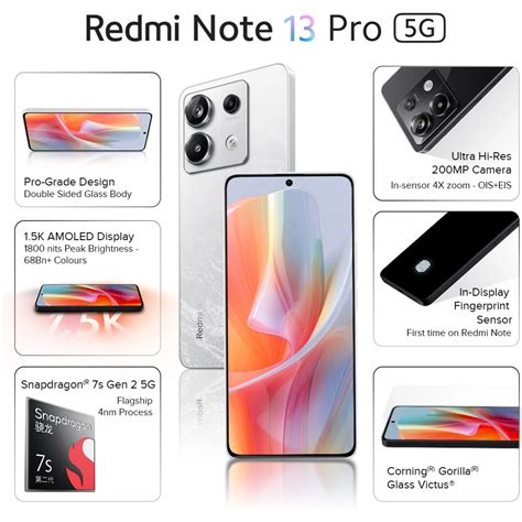 Buy Redmi Note Pro G Gb Ram Gb White Online Croma