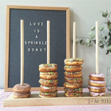 19 Darling And Delectable Ways To Serve Donuts At Your Wedding Donut