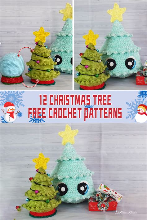 12 Christmas Tree Crochet Patterns FREE IGOODideas