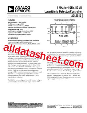 Adl Acpz Wp Datasheet Pdf Analog Devices