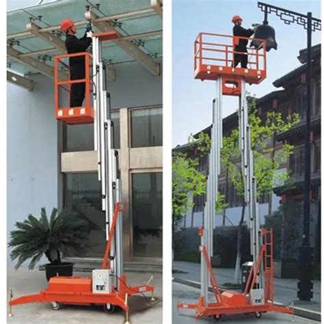 VEDANT LIFT Aluminium Aerial Work Platform Double Mast At Rs 495000 In