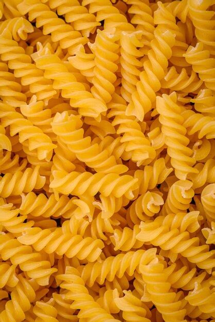 Premium Photo Raw Fusilli Pasta From Whole Grain Wheat Varieties