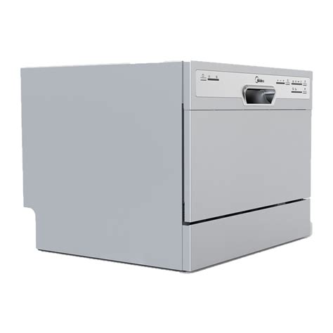 Midea 6 Place Settings Tabletop Dishwasher WQP6 3607 Stainless Steel