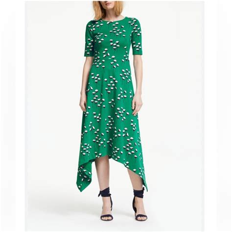 Boden Dresses Boden Leonie Ponte Midi Dress In Forest Green 4r