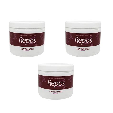 Repos Creme Removedor De Cutículas Ureia Kit 3Un De 500G no Shoptime