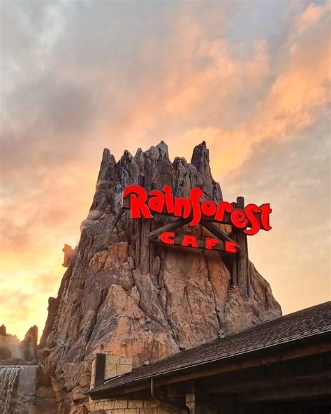 Rainforest Cafe Volcano at Disney Springs to stop erupting for awhile ...