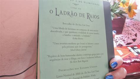 Eu Sou Dona De Mim Resenha Percy Jackson E O Ladr O De Raios