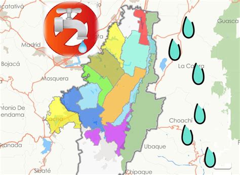 Mapa Interactivo Racionamiento De Agua En Bogotá 3pm Noticias