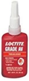 Loctite Letter Grade Av High Strength Threadlocker Ml Bottle