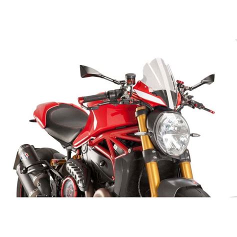 Bulle Pour Moto DUCATI MONSTER 1200R 16 17 Puig Naked Touring Coloris