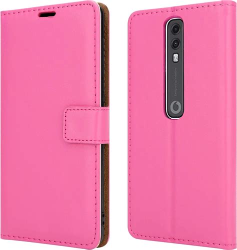 PIXFAB Vodafone Smart V10 VFD 730 Premium Pink Leather Magnetic Book