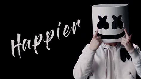 Marshmello Ft Bastille Happier Lyrics Youtube