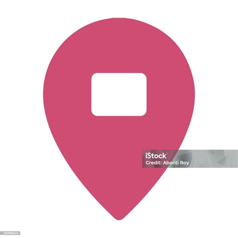 titik geografis pin lokasi pembuat peta peta ikon lokasi ilustrasi stok