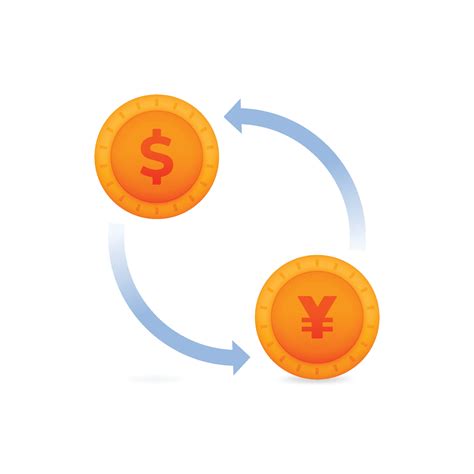 Foreign Currency Transactions and Exchange Icons. Icons for Money