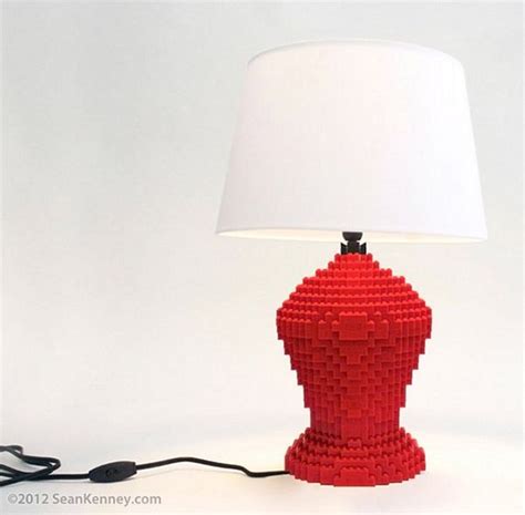 These Lego Table Lamps Are Made With Real Lego Bricks